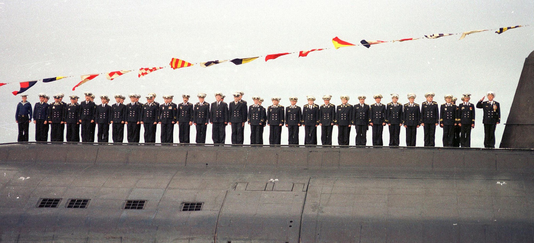 Последний парад экипажа подводной лодки Курск