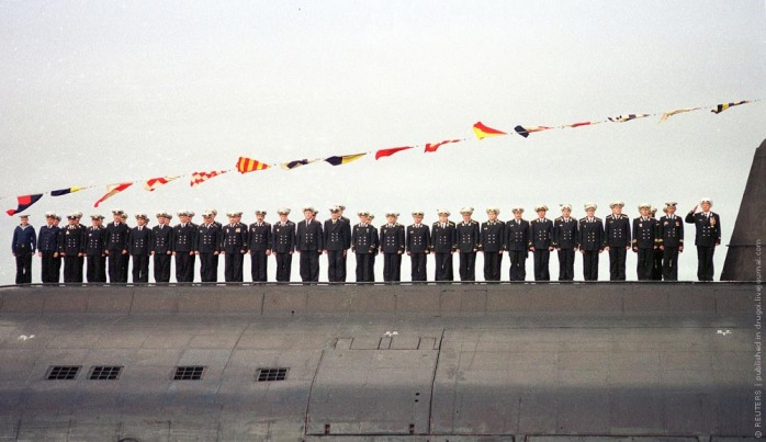Последний парад подводной лодки Курск 30 июля 2000 года